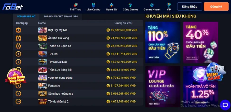 Game Nổ Hũ Huyền Thoại